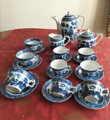 Bleu Willow  servies koffie/thee beschikbaar voor biedingen