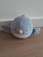 Knuffel vogel H&M Home rond pinguin blauw grijs K9728, Ophalen of Verzenden, Zo goed als nieuw, Overige typen