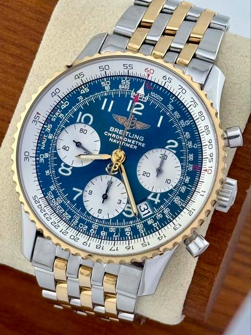 Breitling Navitimer D23322 Staal Goud, Sieraden, Tassen en Uiterlijk, Horloges | Heren, Breitling, Staal, Ophalen of Verzenden