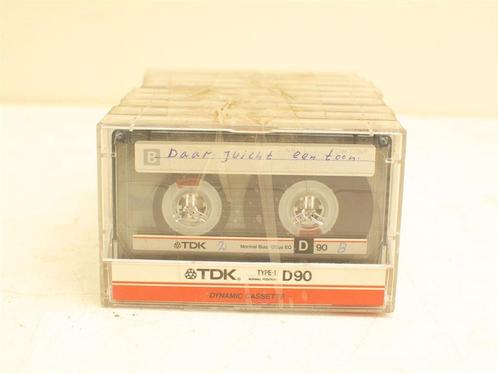9 TDK cassettebandjes 31216, Cd's en Dvd's, Cassettebandjes, Gebruikt, 2 t/m 25 bandjes, Ophalen of Verzenden