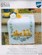 Cado vervaco borduurpakket loper, eendjes oude prijs, Ophalen of Verzenden, Nieuw, Handborduren, Borduurpakket