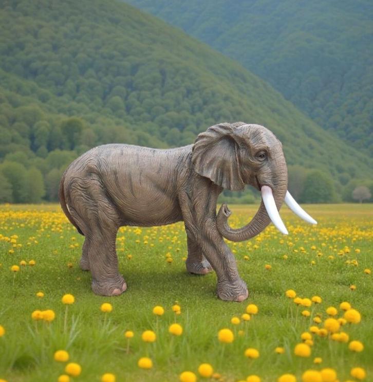 💥Nieuw! Beeld olifant polyester. Olifanten beelden, Verzamelen, Dierenverzamelingen, Nieuw, Beeldje of Figuurtje, Wild dier, Ophalen