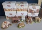 8 Lilliput Lane huisjes met doosjes, Verzamelen, Beelden en Beeldjes, Ophalen of Verzenden, Zo goed als nieuw, Overige typen