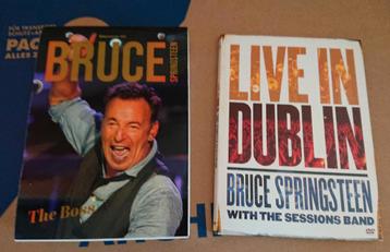 Bruce Springsteen Kalender, DVD' s Live in Dublin, Barcelona beschikbaar voor biedingen
