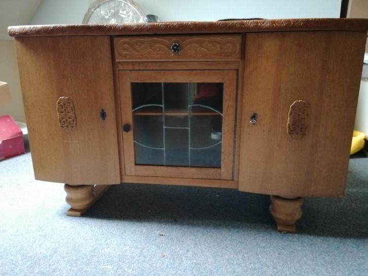 Vintage Dressoir uit de jaren '60, Huis en Inrichting, Kasten | Dressoirs, Gebruikt, 100 tot 150 cm, 25 tot 50 cm, Met lade(s)