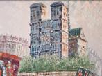 Caroline Burnett (1877-1950) - Notre-Dame Parijs, Antiek en Kunst, Verzenden
