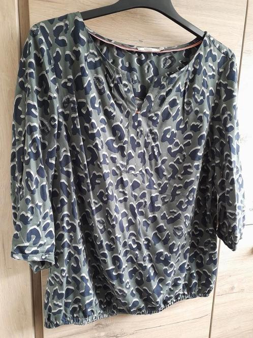 Mooie Damesblouse met driekwart mouwen, Cecil L., Kleding | Dames, Blouses en Tunieken, Zo goed als nieuw, Maat 42/44 (L), Groen