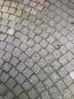 Gebruikte koppelstones, grijs roze, 10x10 cm: 42m2, Ophalen of Verzenden, Gebruikt, Beton, Klinkers