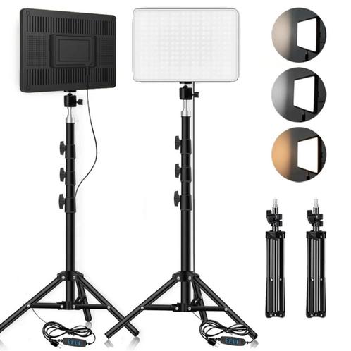 Professionele LED Fotografie & Videolamp met Statief, Hobby en Vrije tijd, Elektronica-componenten, Nieuw, Verzenden