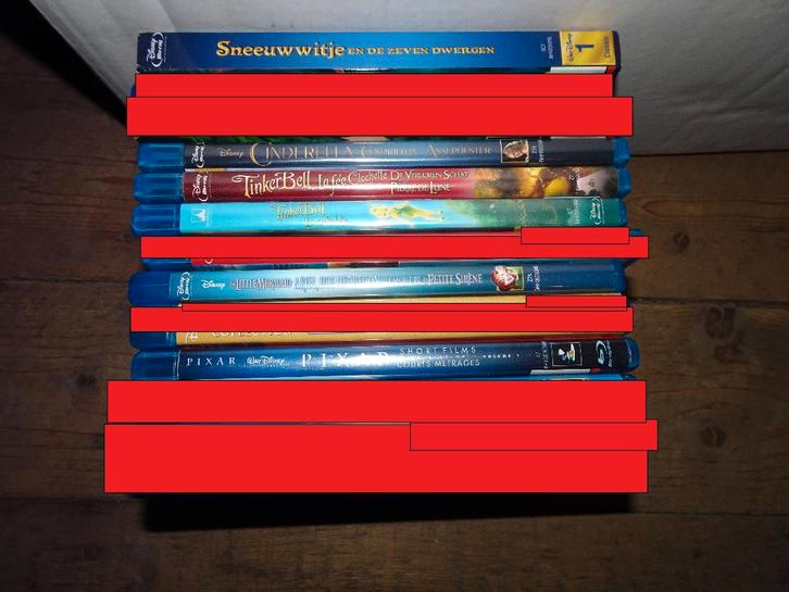 Disney bu-rays: Pixar Shorts + Sneeuwwitje en 7 dwergen, Cd's en Dvd's, Blu-ray, Zo goed als nieuw, Tekenfilms en Animatie, Ophalen of Verzenden