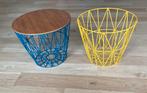 Wire basket 2x met deksel, Ferm Living, izgst, Huis en Inrichting, Tafels | Bijzettafels, Minder dan 45 cm, Metaal of Aluminium