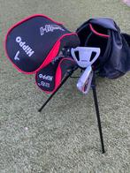 Hippo junior golfset 6-8 jaar in zeer goede staat incl tas, Sport en Fitness, Golf, Ophalen, Zo goed als nieuw, Set
