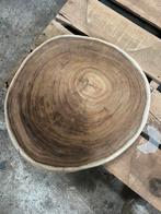 Salontafelbladen suar 50/70cm x 6cm, Ophalen, 50 tot 100 cm, Rond, Zo goed als nieuw