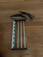 Metalen kapstok met 8 hangers, Wandkapstok, Gebruikt, Ophalen of Verzenden, Minder dan 100 cm