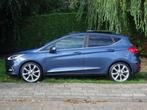 Ford Fiesta 1.0 140pk Viginale met Navi, Pano en WinterPack, Auto's, Gebruikt, 1064 kg, Blauw, Leder