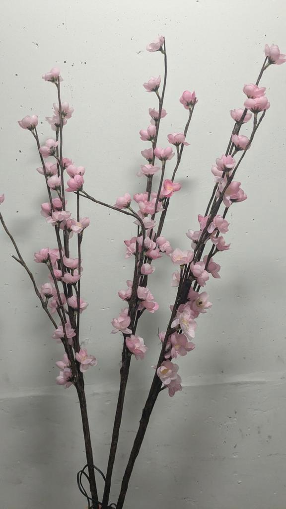 Nepbloemen roze met lichtjes erin, Huis en Inrichting, Woonaccessoires | Droogbloemen, Nieuw, Ophalen