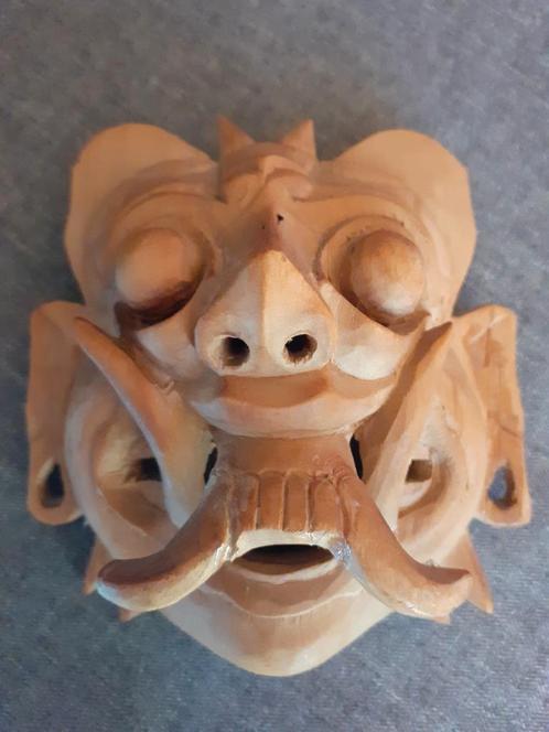 Houten barong maskertje uit Bali, Antiek en Kunst, Kunst | Niet-Westerse kunst, Ophalen of Verzenden
