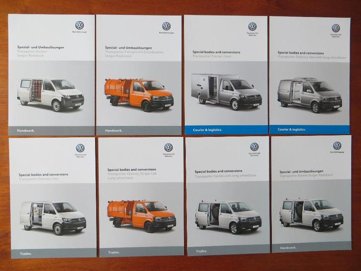 Volkswagen informatiekaarten: Transporter, Boeken, Auto's | Folders en Tijdschriften, Nieuw, Volkswagen, Ophalen of Verzenden