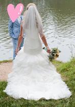 Strapless trouwjurk met split ivoor WEDDINGS sluier, Zo goed als nieuw, Ophalen, Trouwjurk