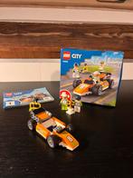 Lego City 60322 Raceauto met doos en instructies, Ophalen of Verzenden, Zo goed als nieuw, Complete set, Lego