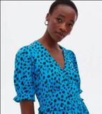 Jurk panter blauw maat 42 nieuw, Kleding | Dames, Jurken, Ophalen of Verzenden, Nieuw, Maat 42/44 (L), Blauw