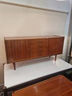 Vintage sideboard met lades  mid century, Huis en Inrichting, Kasten | Dressoirs, Ophalen, ,, Zo goed als nieuw, ,