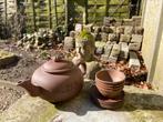 Kleine theepot van klei met kommetjes, Overige typen, Nieuw, Ophalen of Verzenden, Overige stijlen