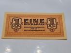 Biljet 1 Reichsmark Wehrmacht Tweede Wereldoorlog, Ophalen of Verzenden, Duitsland, Overige typen