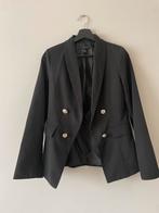 Zwarte New Look blazer met gouden knopen - Maat S, Kleding | Dames, Jasjes, Kostuums en Pakken, Zwart, Ophalen of Verzenden, Zo goed als nieuw