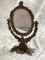 Franse kaptafelspiegel kopermessing, Ophalen of Verzenden