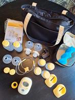 Medela Freestyle dubbele kolf incl. koeltas, flesjes, etc., Kinderen en Baby's, Babyvoeding en Toebehoren, Ophalen of Verzenden