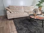 GRATIS LEVERING Linteloo Driezits Bank Velvet Champagne, 250 tot 300 cm, Rechte bank, Stof, Ophalen of Verzenden