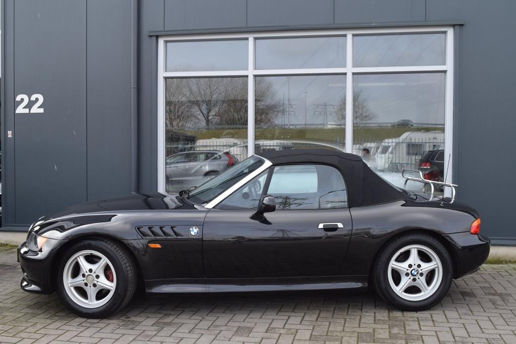 BMW Z3 Roadster 1.9 | Inc. Hardtop | Leder | APK 2-2027 !, Auto's, BMW, Euro 2, Achterwielaandrijving, Gebruikt, Zwart