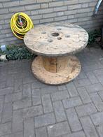 Tuintafel, Ophalen of Verzenden, Zo goed als nieuw, Rond, Hout