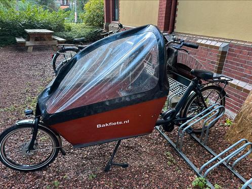 Bakfiets elektrisch long cargo met nieuwe middenmotor, Fietsen en Brommers, Fietsen | Bakfietsen, Zo goed als nieuw, Overige merken