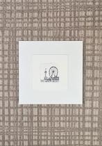 Mini etsje De Pier, Scheveningen, Den Haag, 10x10 cm, Minder dan 50 cm, Oorspronkelijke maker, Nieuw, Ophalen of Verzenden