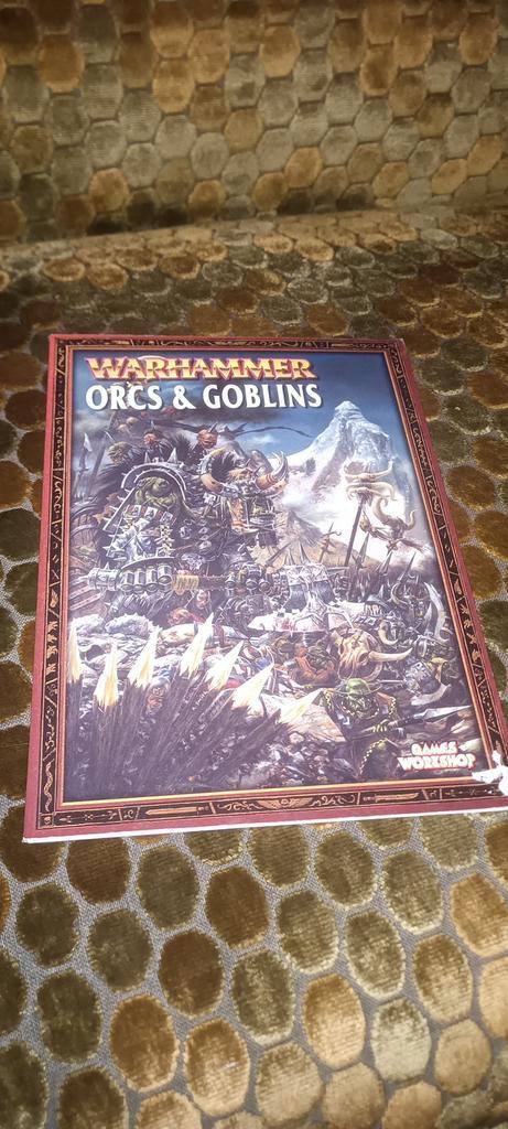 Warhammer Orcs & Goblins Legerboek, Hobby en Vrije tijd, Wargaming, Gebruikt, Warhammer, Boek of Catalogus, Ophalen of Verzenden