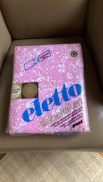 Flanellen laken nieuw roze wit 2 slopen 1-persoons, Eenpersoons, Overige typen, Nieuw, Ophalen of Verzenden