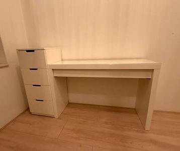 Ikea Malm Kaptafel + Ladekast - afbeelding 1