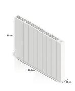 Nieuw elektrische paneelradiator 50x80,4 wit, Ophalen, 30 tot 80 cm, Radiator, Nieuw