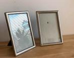2 Oude zilverkleurige fotolijstjes 13,4 x 9,4 cm € 8,00, Verzenden