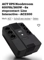 ACT UPS Noodstroom 600VA Nieuw in Doos, Computers en Software, Noodvoedingen (UPS), Ophalen of Verzenden, Nieuw