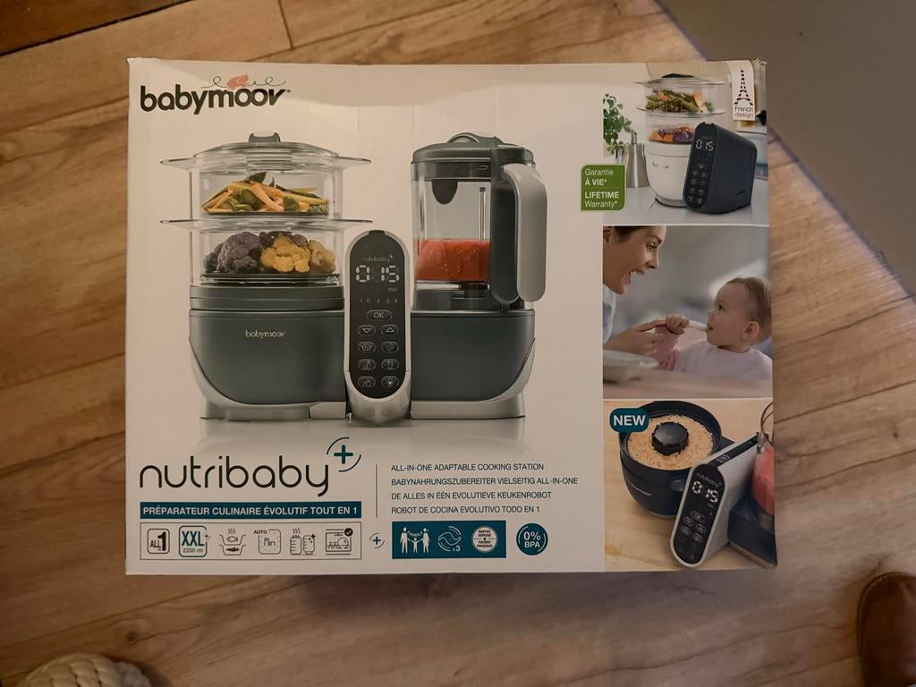 Babymoov Nutribaby+ babyvoeding maker, Ophalen, Zo goed als nieuw, Flessen- of potjesverwarmer