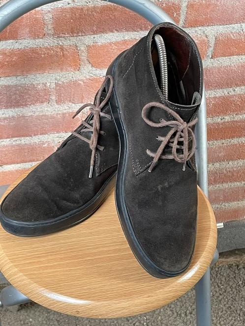 Tod’s heren boot Suede Donkergroen. Maat 41,5, Kleding | Heren, Schoenen, Gedragen, Boots, Overige kleuren, Ophalen of Verzenden