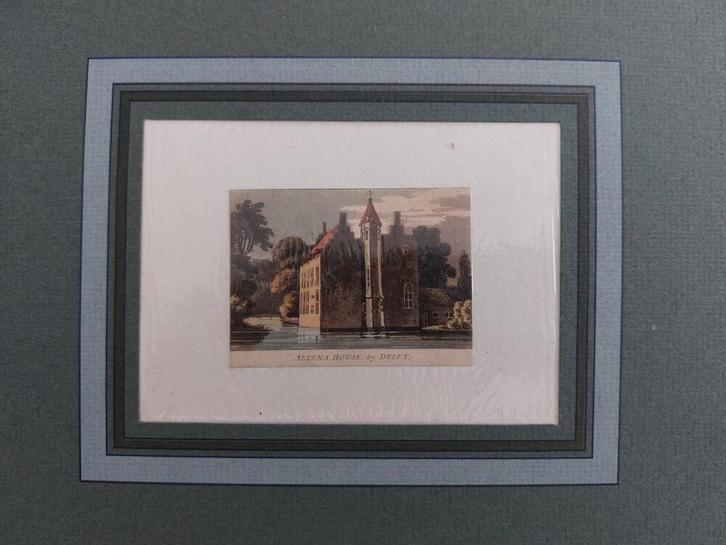 23 / Atena house by Delft, Antiek en Kunst, Kunst | Etsen en Gravures, Ophalen of Verzenden