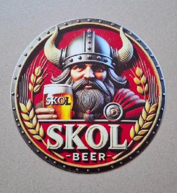 Skol Metalen Bord beschikbaar voor biedingen