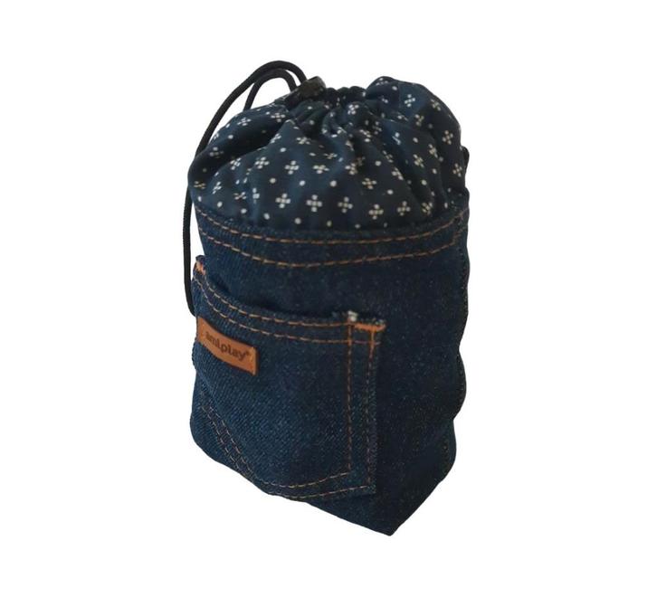 AmiPlay Prestige Beloningstasje Denim Navy 10x7x14 cm KOOPJE, Dieren en Toebehoren, Honden-accessoires, Nieuw, Ophalen of Verzenden