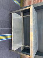 RVS werkbank werktafel, Doe-het-zelf en Verbouw, Werkbanken, Gebruikt, Niet ingevuld, Niet ingevuld, Ophalen