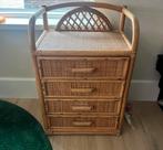 Rotan kastje, Huis en Inrichting, Kasten | Ladekasten, Ophalen, 1 of 2 laden, 50 tot 100 cm, Zo goed als nieuw