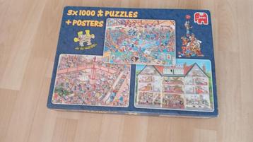 COMBIDOOS JAN VAN HAASTEREN 3x 1000 STUKJES beschikbaar voor biedingen